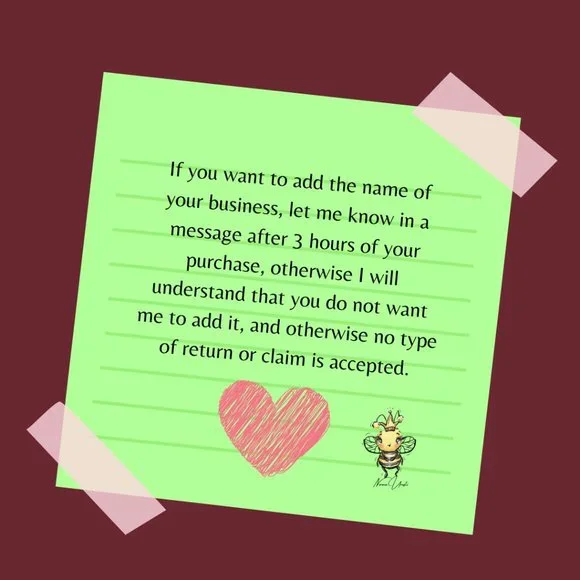 Thank You Note for your Support Card | Package Insert | Small Business Promotion - Picture 8 of 8